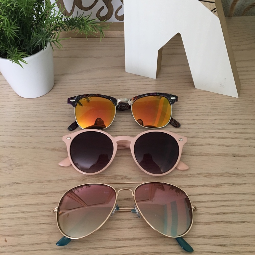 3 sunglasses bundle!!